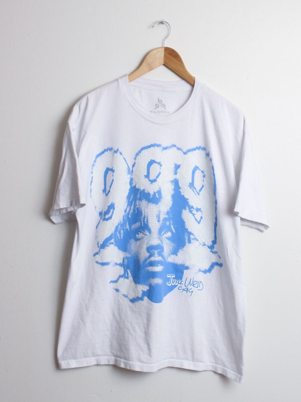 Juice WRLD Shirt Mens XLarge White 999 Club Rap Tee